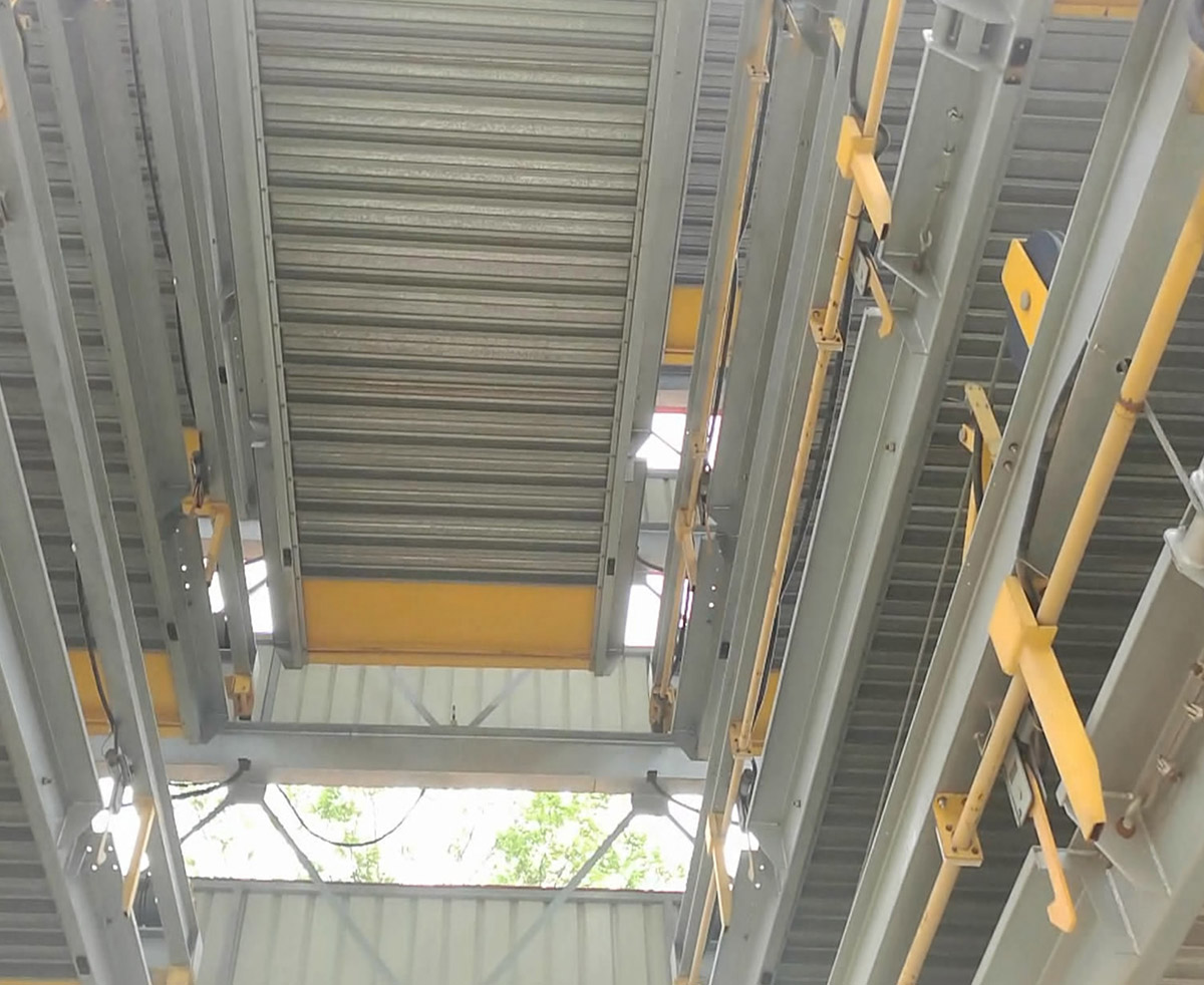 同江机械式车库PSH7七层升降横移机械式停车库
