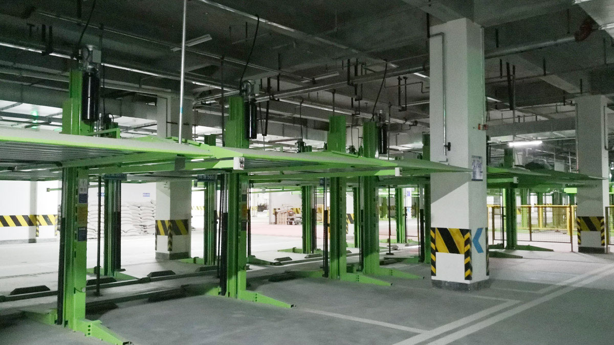 禹州机械式车库PJS简易升降式两柱立体车位
